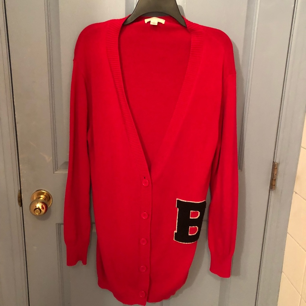 Forever 21 Plus Size Oversize Varsity Cardigan